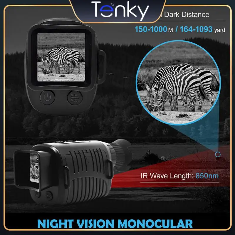 

Clear At Night Use Monocular Camera Clear Color Nigit-sion Goggles 1080p Infrared Night Full Function Monocular Camera