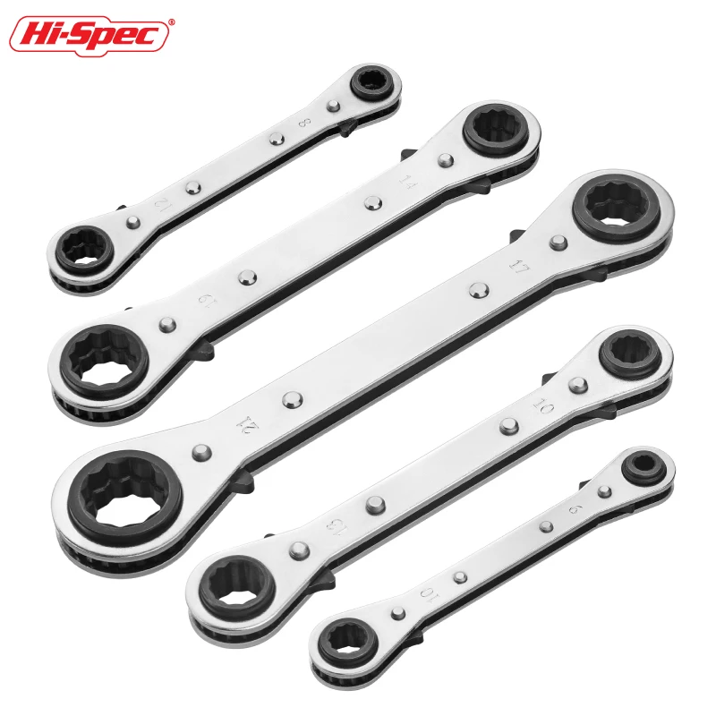 Гаечный ключ Hi-Spec 4 в 1 многофункциональный набор инструментов двойная коробка