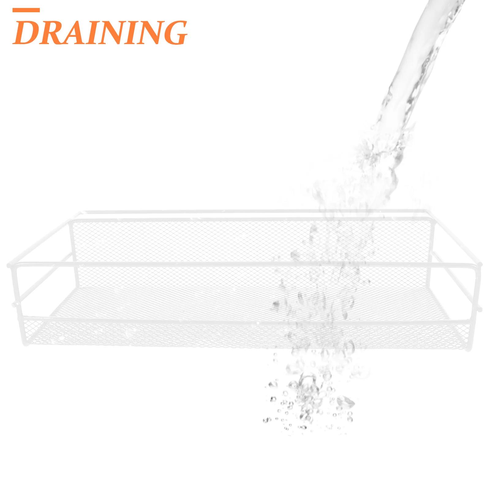 Раковина железная сетка кухонная стена стеллаж для хранения без гвоздей корзины