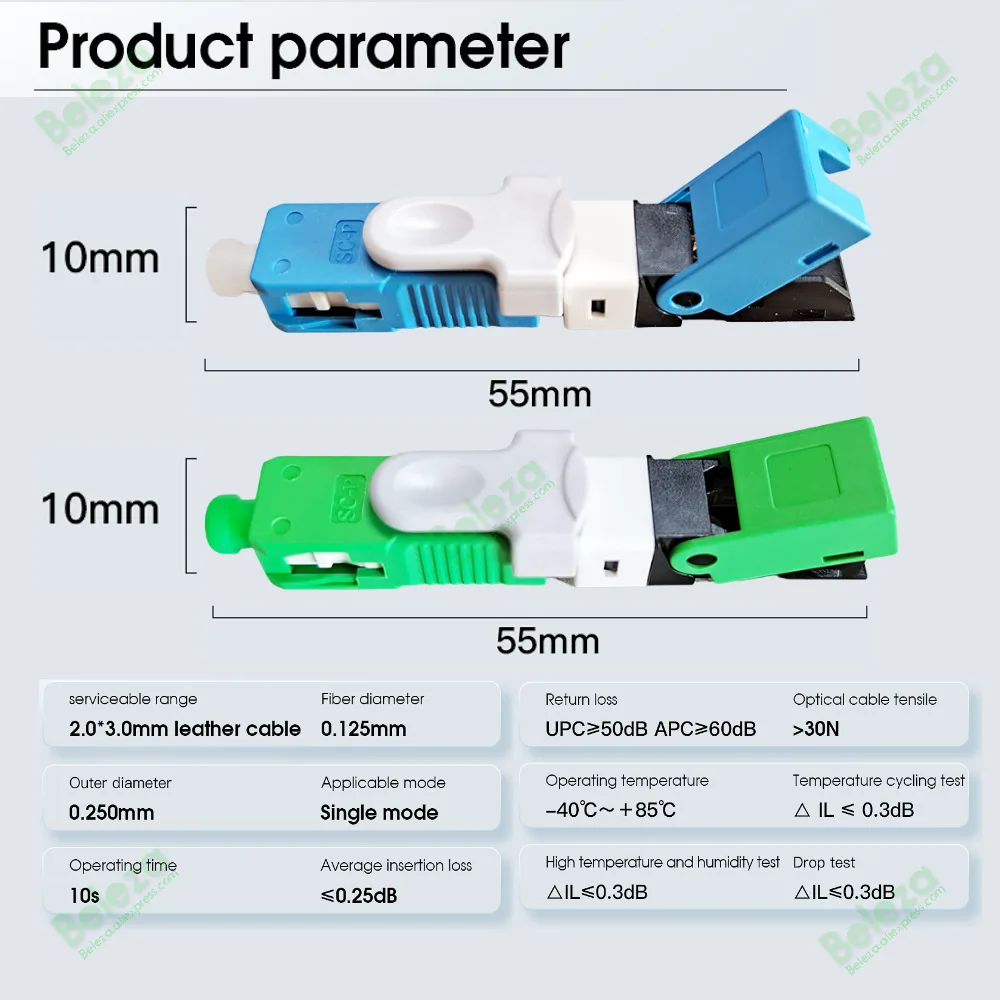 400 шт. 100% подлинный разъем ESC250D SC/APC SC/UPC