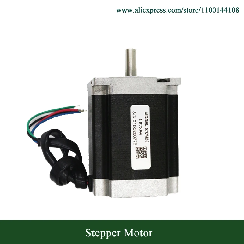 

Leadshine NEMA23 2 Phase Stepper Motor 57CM23 2.3N.m 4 Wire Shaft Diameter 8mm