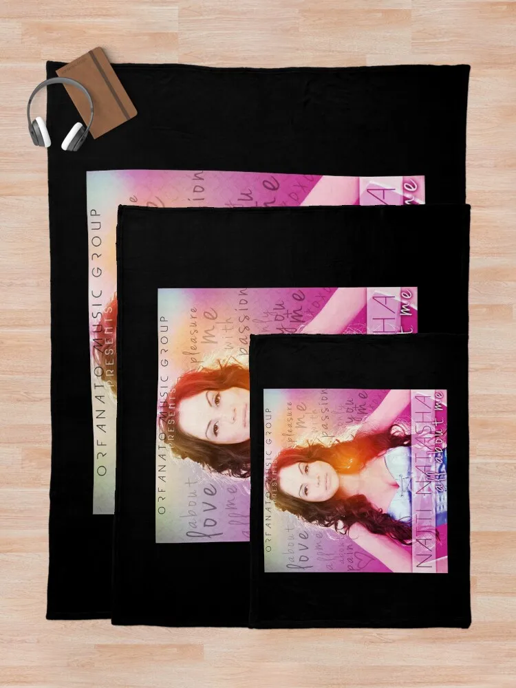 Natti Natasha - All About Me album 2012 Throw Blanket Blankets For Sofas Sofa Thin