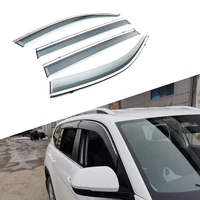 for volkswagen vw atlas teramont 2016 2019 car window sun rain shade visors shield shelter protector cover trim frame sticker