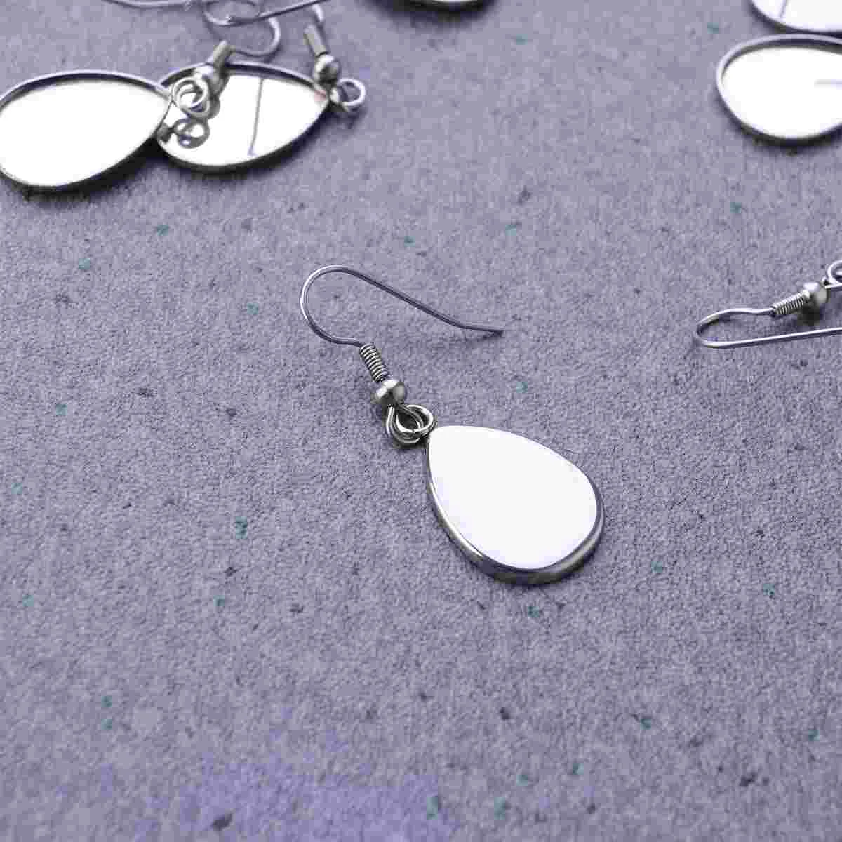 40 шт. DIY вечерние серьги-рамки пустые крючки для сережек изготовления ювелирных