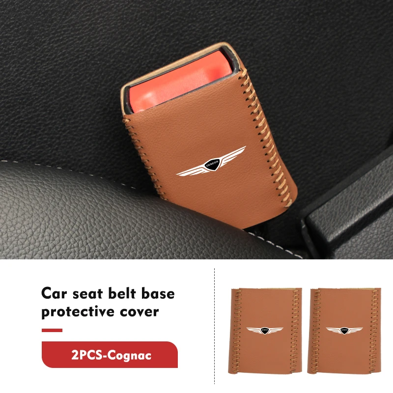 

2 шт., автомобильный ремень безопасности, пряжка, зажим, защита от столкновений, чехол для G70 G80 G90 GV60 GV70 GV80 EV BH GV90