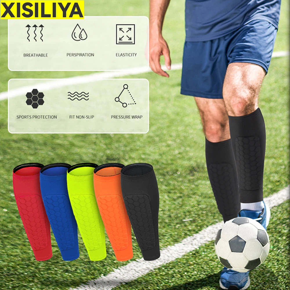 

Sports Anti-Collision Calf Protector Leg Outdoor Soccer Basketball Cycling Running Equestrian Rock Climbing Fitness Shin Guards