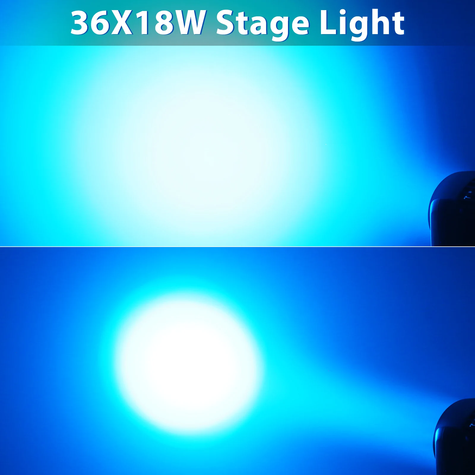 U`King Pro Dj Stage Light 36 шт. лампы с бусинами Wash Moving Rgbw для Bar Nightclub Church Zoom Светодиодные