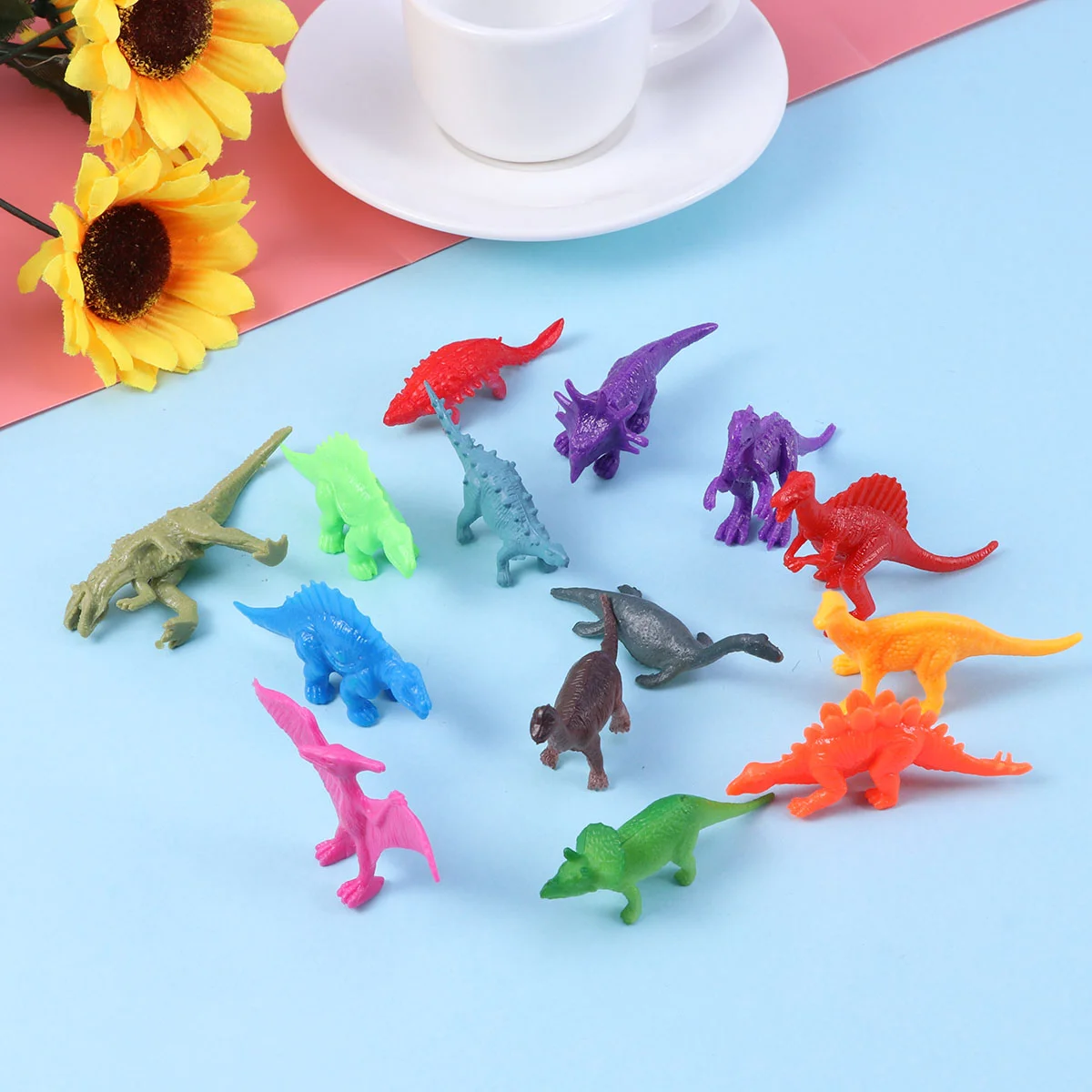 

100 Pcs Dinosaur Figure Model Toy Toys Kids Mini Dinosaur Play Set Dinosaurs Party Favors Dinosaur Cake Toppers Cake Decorations