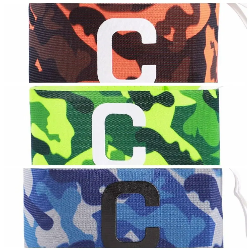 

Adjustable Leader Arm Band Elastic Prevent Falling Captain Group Arm Band Multiple Colors Durable Football Captain Arm Band