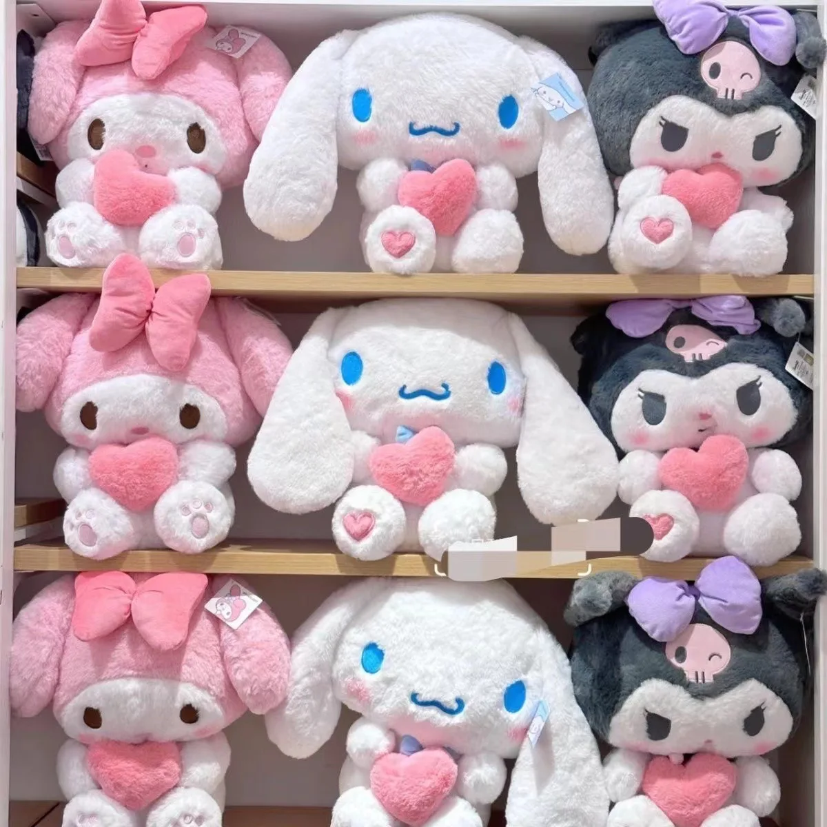 

Sanrio Kuromi My Melody Cinnamoroll Cute Plush Doll Kawaii Fluffy Stuffed Toy Adorkable Sofa Pillow Room Decoration Kid Gifts