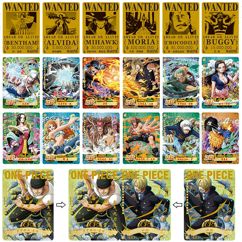 Новинка цельный японский аниме Редкие карточки коробка Luffy Zoro нами и Чоппер Bounty