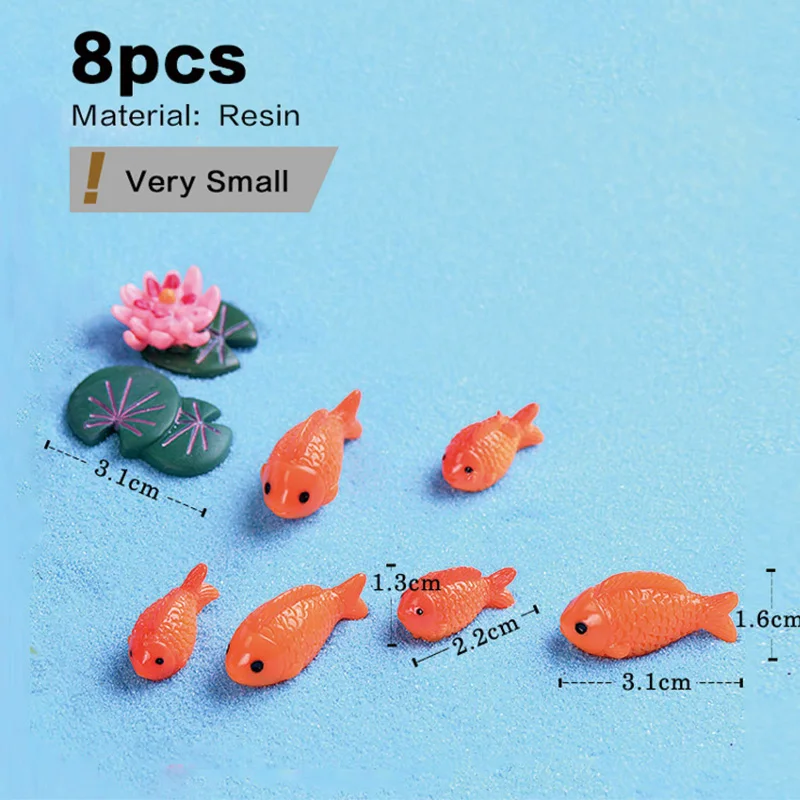 

Миниатюрные фигурки рыбок из резины