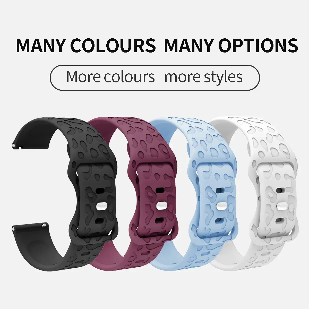 Фото Силиконовый ремешок для Redmi Watch 5, активный ремешок, регулируемый леопардовый спортивный резиновый сменный браслет для Redmi Watch 5 Lite, ремешок №3