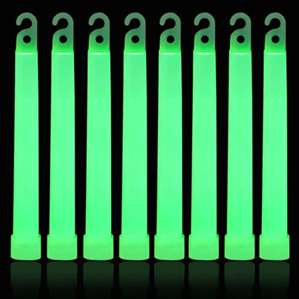 

10pcs Bright Glow Sticks Emergency Light Sticks for Camping Hurricane Supplies Earthquake survival signal luminous stick