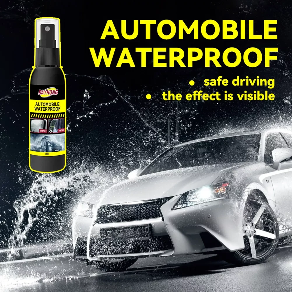 

Cleaner Anti-Fogging Agent Glass Rearview Mirror Waterproof Rainproof Spray Super-Hydrophobic Glass Window Cleaner
