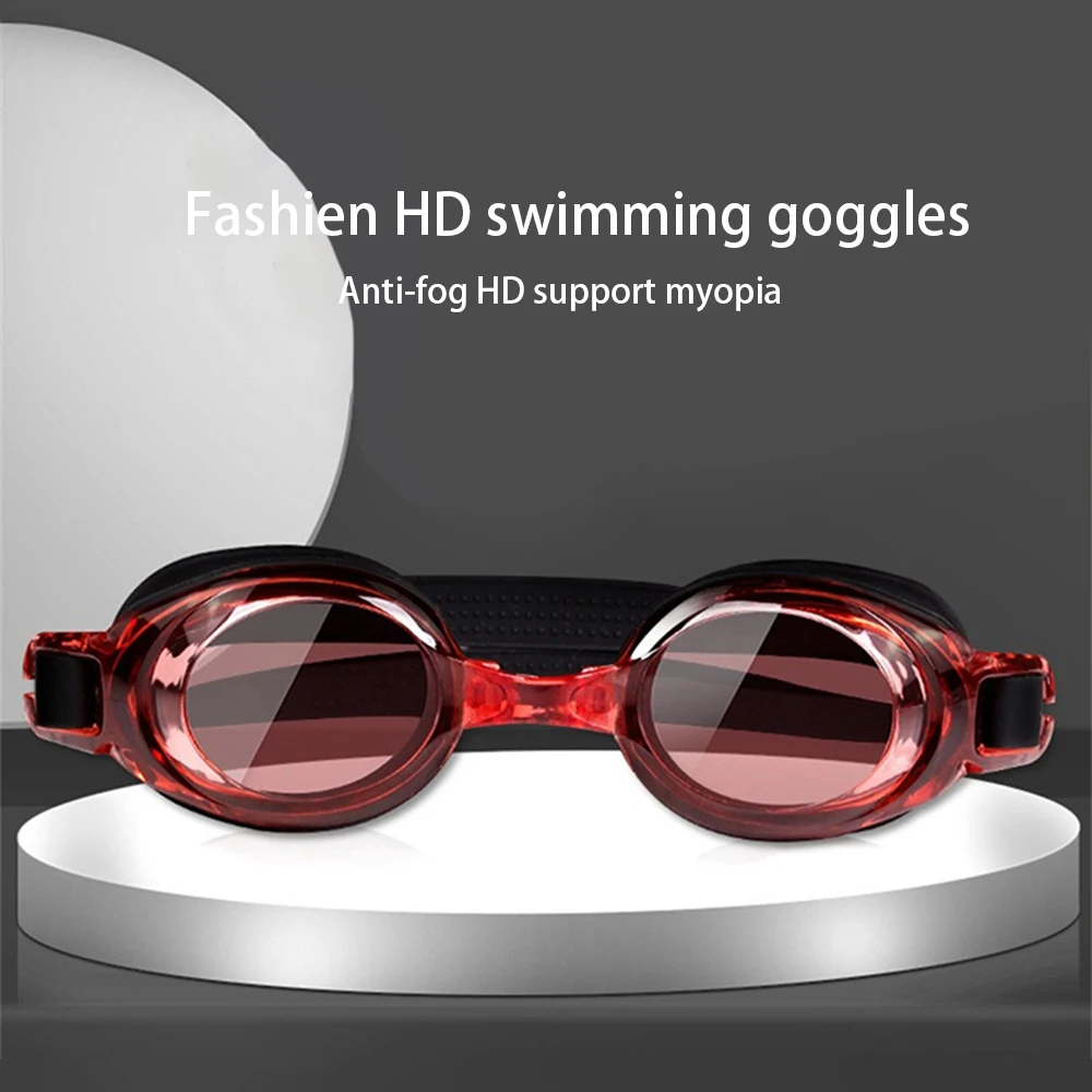 

Очки для плавания Hd 0 °-900 ° водонепроницаемые плавательные очки широкоугольные Унисекс Взрослые очки для плавания снаряжение для плавания без давления глаз
