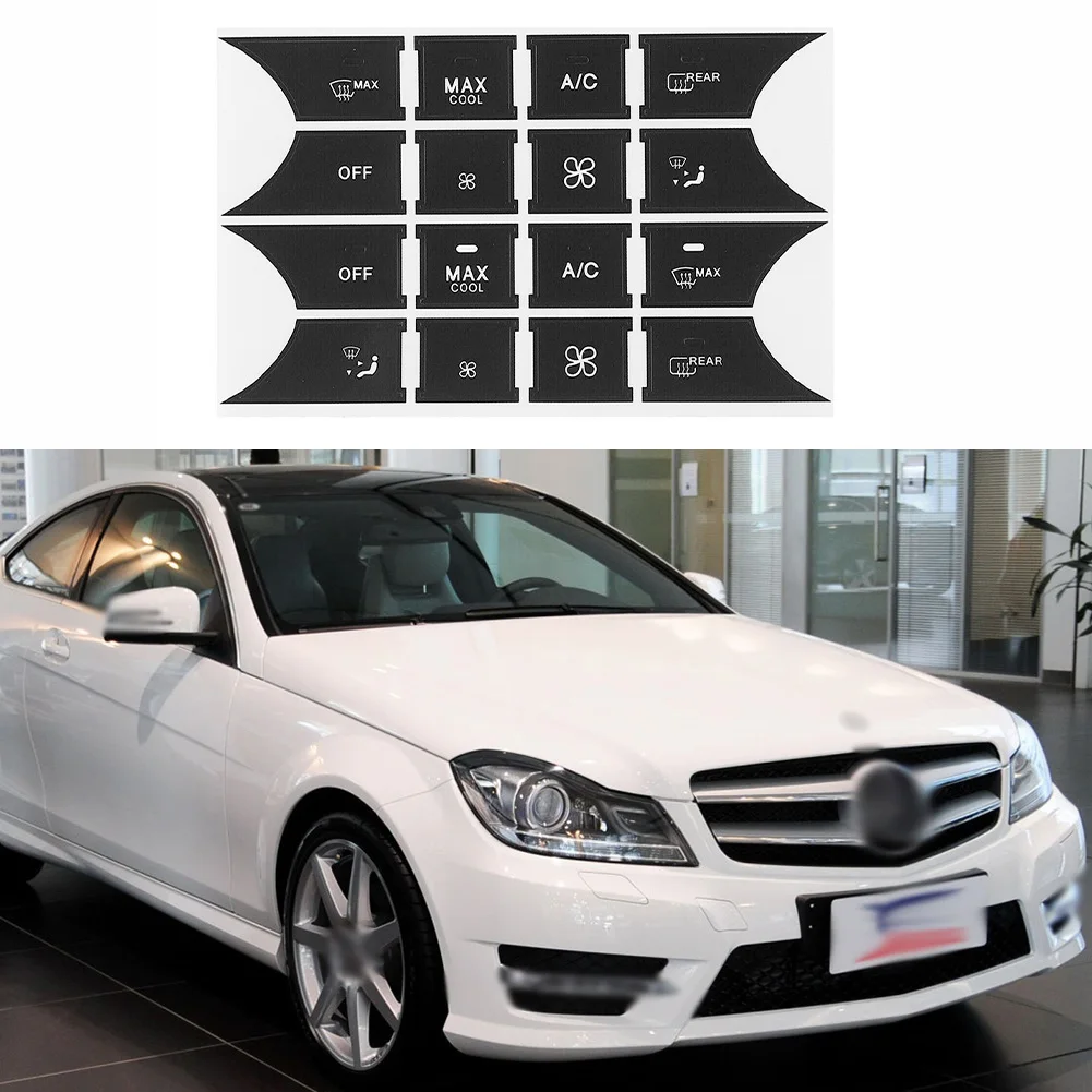 

Parts Stickers Repair For Mercedes-Benz C350 For Mercedes-Benz W204 Replacement Vinyl 1 Set 2008-2014 Accessories