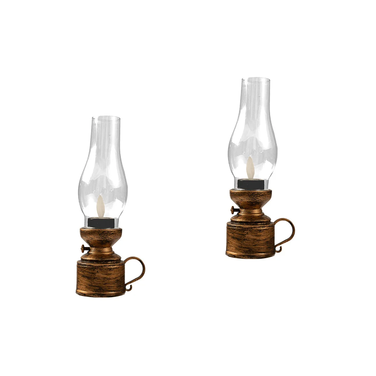 

Lamp Oil Lantern Kerosene Glass Indoor Led Lamps Decorativeplastic Windproof Desktop Electronicghee Use Chamber Wedding Vintage