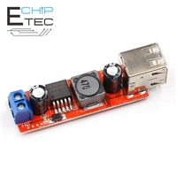 dc 6v 40v to 5v 3a double usb charge dc dc step down converter module for vehicle charger lm2596 dual usb