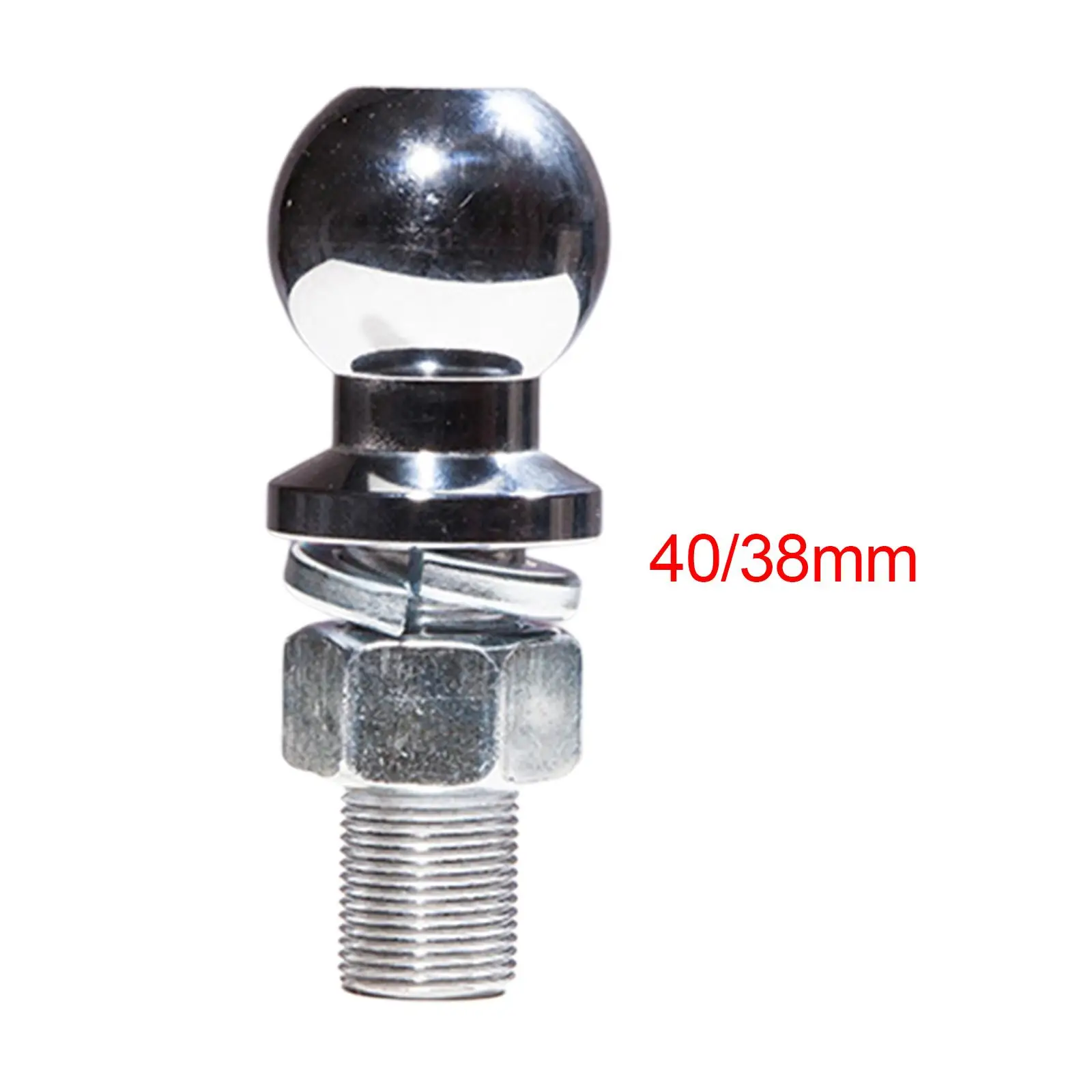 

Tow Hook Ball Head 2 inch Durable Portable Chrome for Beach Motorcycle