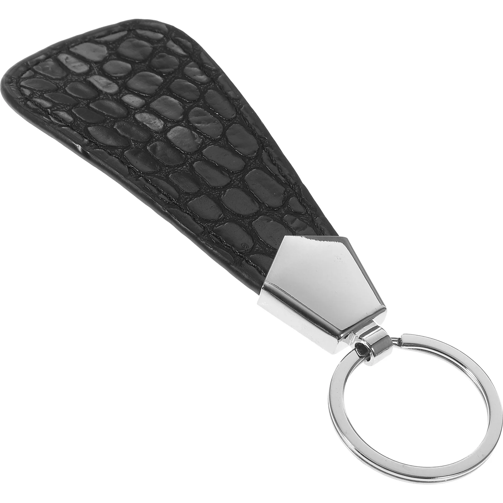 

Black Sneakers Men Keychain Shoehorn Horns Holder PU Boots Handhold Shoehorns Portable Mini Short Distance