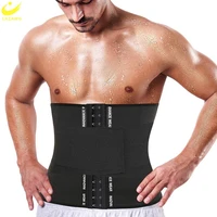 lazawg waist trainer for men weight loss waist cincher slimming belt body shaper corset girdle band strap belly control fitness