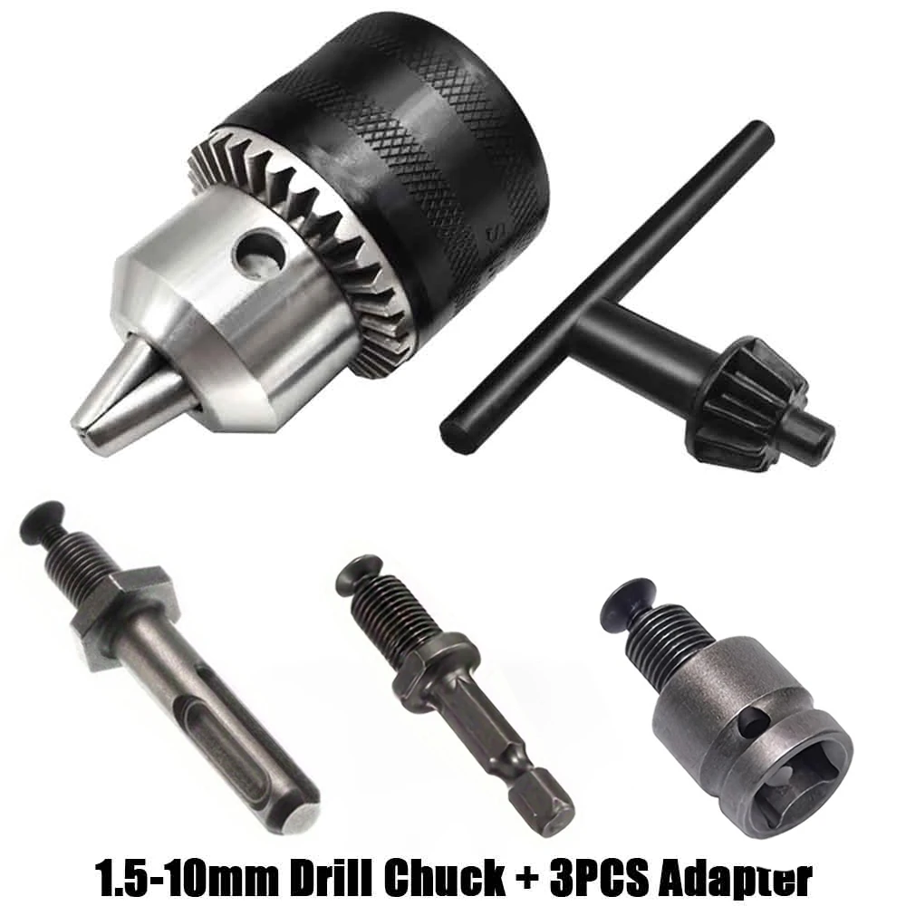 

Набор из 5 металлических сверлильных патронов 1,5-10 мм