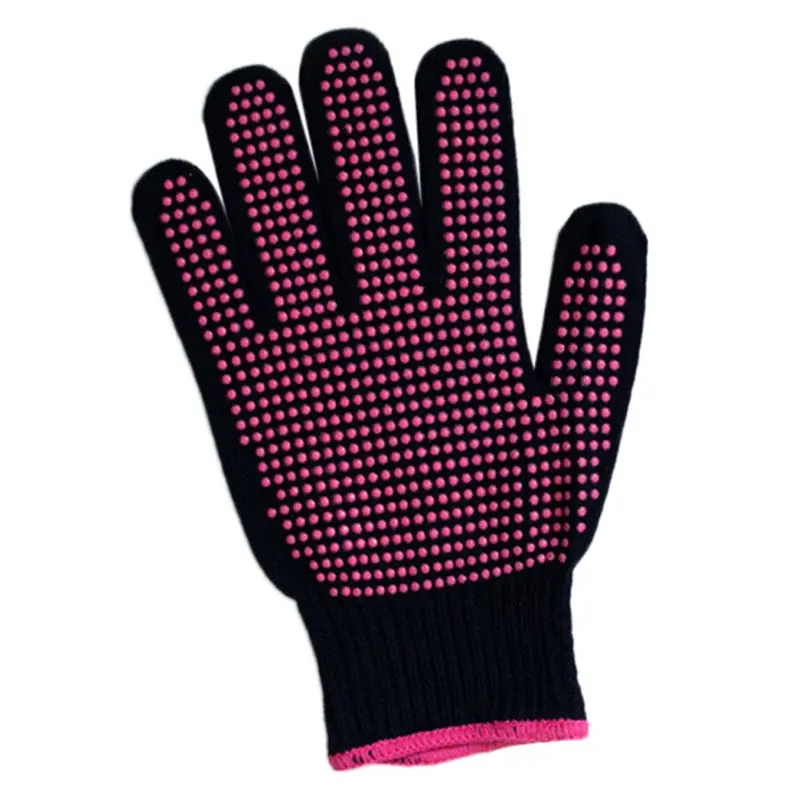 

2023 New 300 Centigrade Heat Resistant BBQ Gloves Cotton Silicone Non-Slip Hair Styling
