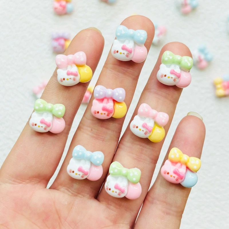 20 Шт. Мини-фигурки Животных Из Мультфильмов Модель Смолы Вишневый Кот Украшение