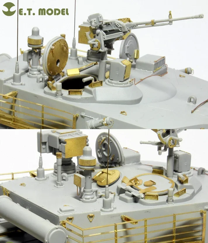 Модель ET E35-010 + E35-011 1/35 PLA ZTZ 99/99A MBT Базовая фотогравированная часть боковые юбки 99