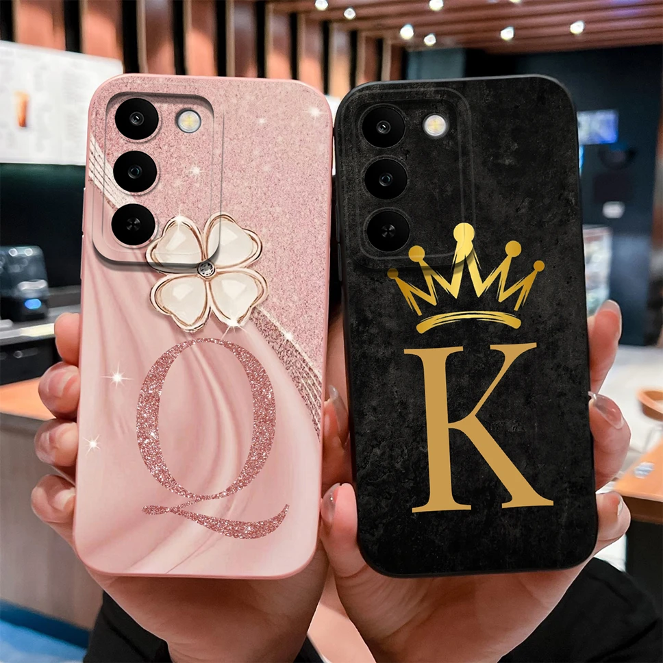 Фото Чехол для телефона Realme C100 5G 4G Luruxy A To Z Letters, мягкий, гладкий, полностью защитный, противоскользящий чехол для Realme C 100 №2