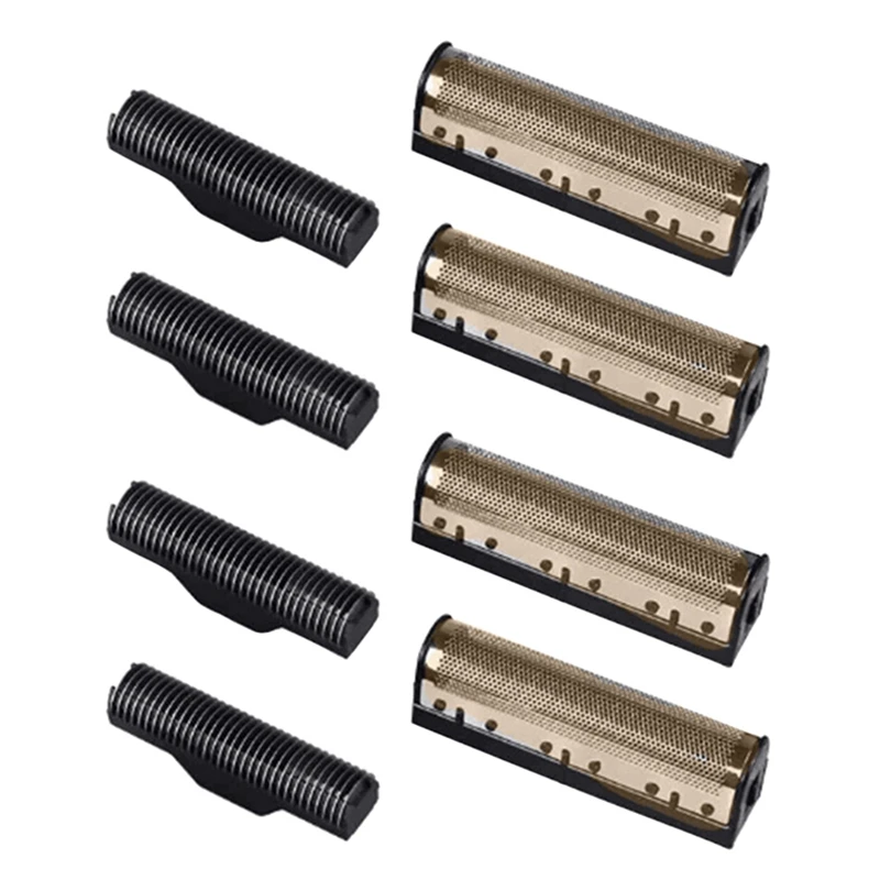 

2Set Clipper Blade For Kemei Km-1102 Clipper Electric Shaver Parts Net Gold