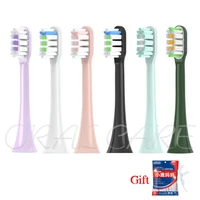 soocas x3prox3ux5x1v1v2d2d3 replacement van gogh electric toothbrush heads x3 sonic vacuum soft bristle nozzles green