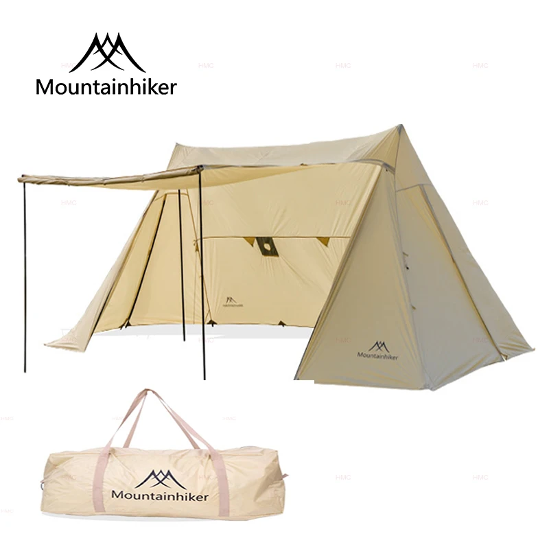 

Палатка Mountainhiker туристическая на 5-8 человек, Большая водонепроницаемая и солнцезащитная, для отдыха на открытом воздухе, походов, пляжа