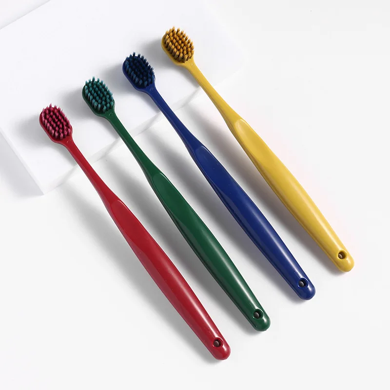 

Wide-headed Toothbrush Couple Japanese Series 2 Soft-haired Toothbrush Small Plate Couple Toothbrush Environmentally Friendly