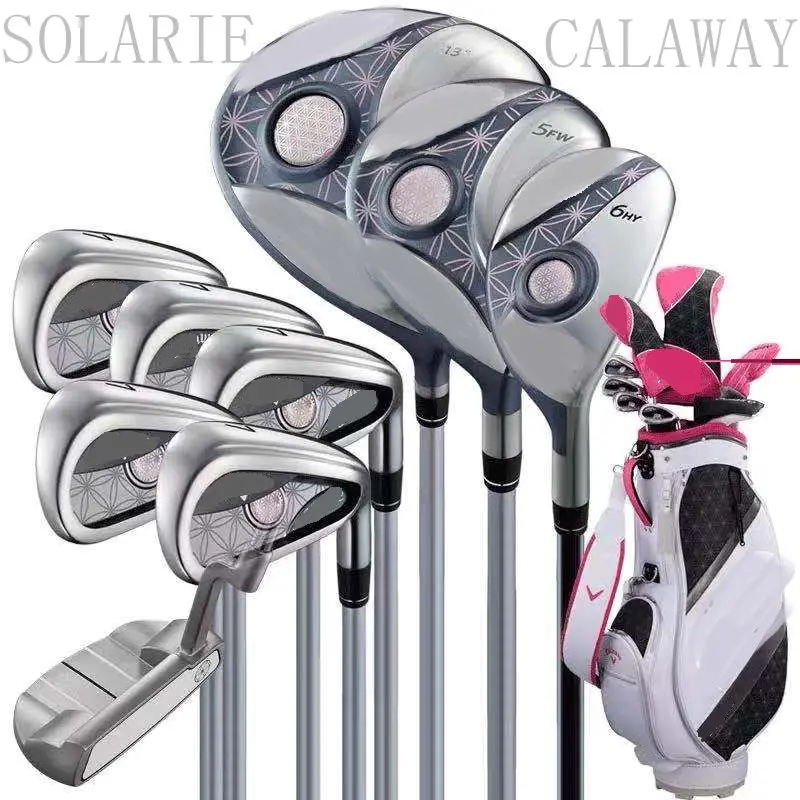SOLAIRE Womens Calaway Golf Clubs Complete Sets Ladys Drive Fairway Wood Irons Putter Graphite Shaft and Bag