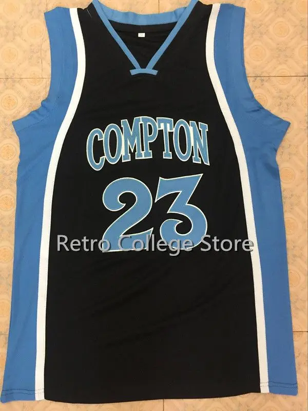 

23 DEMAR DEROZAN COMPTON High School Jersey Retro throwback stitched embroidery Customize any name number