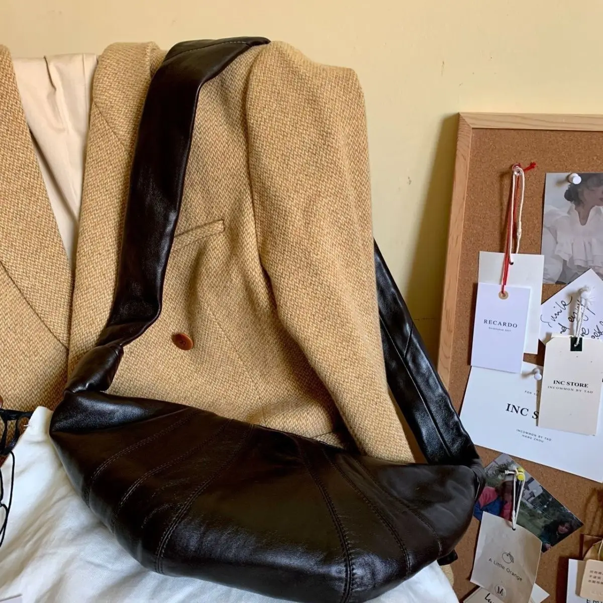 Lemaire Advanced Texture Sheepskin Solid Color Crossbody Bag Bags for Women Designer Bag Handbag Designer Bags Luxury Bag