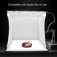 puluz mini 22 5cm led photography shadowless bottom light for 20cm photo studio softbox shadow free light lamp panel pad