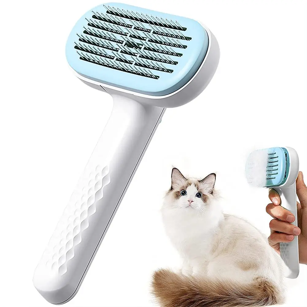 

NEW ABS Pet CAT Grooming Comb Cleaning Brush Hair Removal Cleaner Supplies For Puppy Kitten Dog