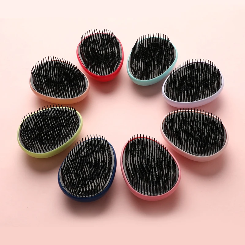 

Egg Shape Hair Care Anti Static Styling Tools Hair Brushes Detangling Comb