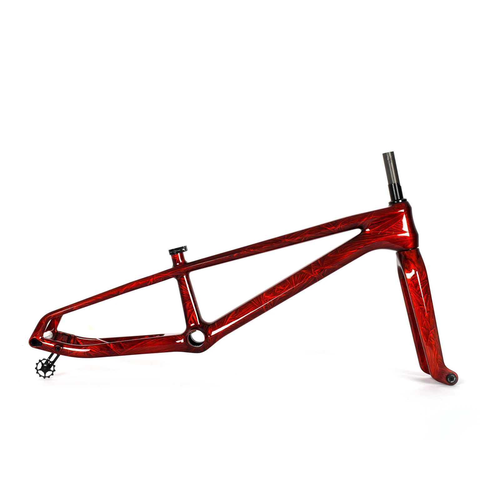 Фото Карбоновая рама для BMX-велосипеда Tideace 20er для фристайла |   Сверхлегкая карбоновая рама для гоночного внедорожного велосипеда, 20 дюймов №1