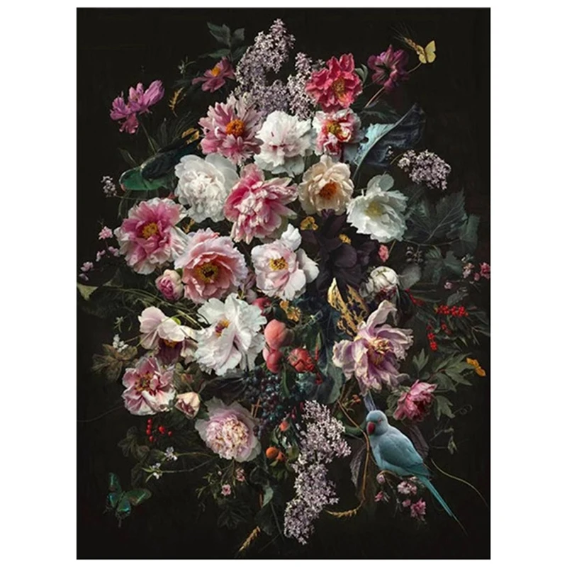 

Алмазная живопись, пион, сиреневый цветок, алмазная вышивка, декоративные картины, наборы для вышивки крестиком, рукоделие, вышивка, искусст...