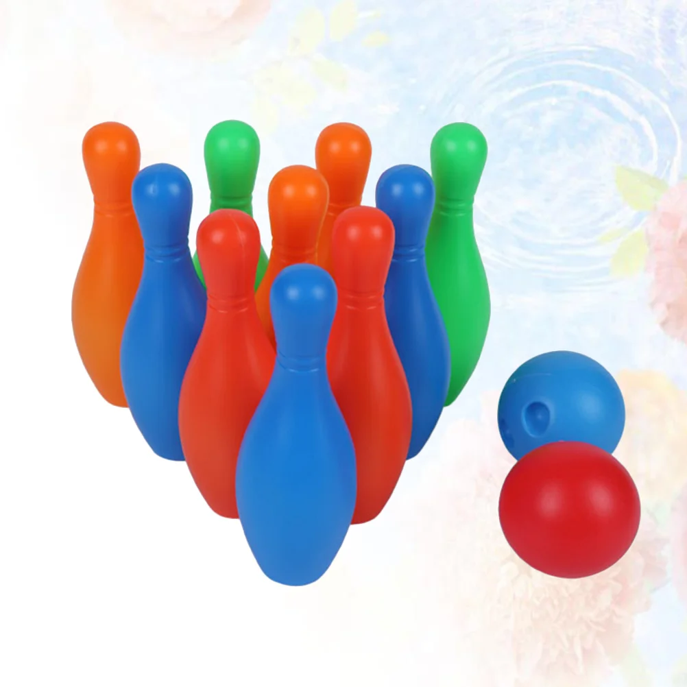 

Bowling Kids Set Toypinsgameindoor Outdoor Toddler Children Games Play Skittles Babyfamilyparty Skittlefavors Pinmini Childrens