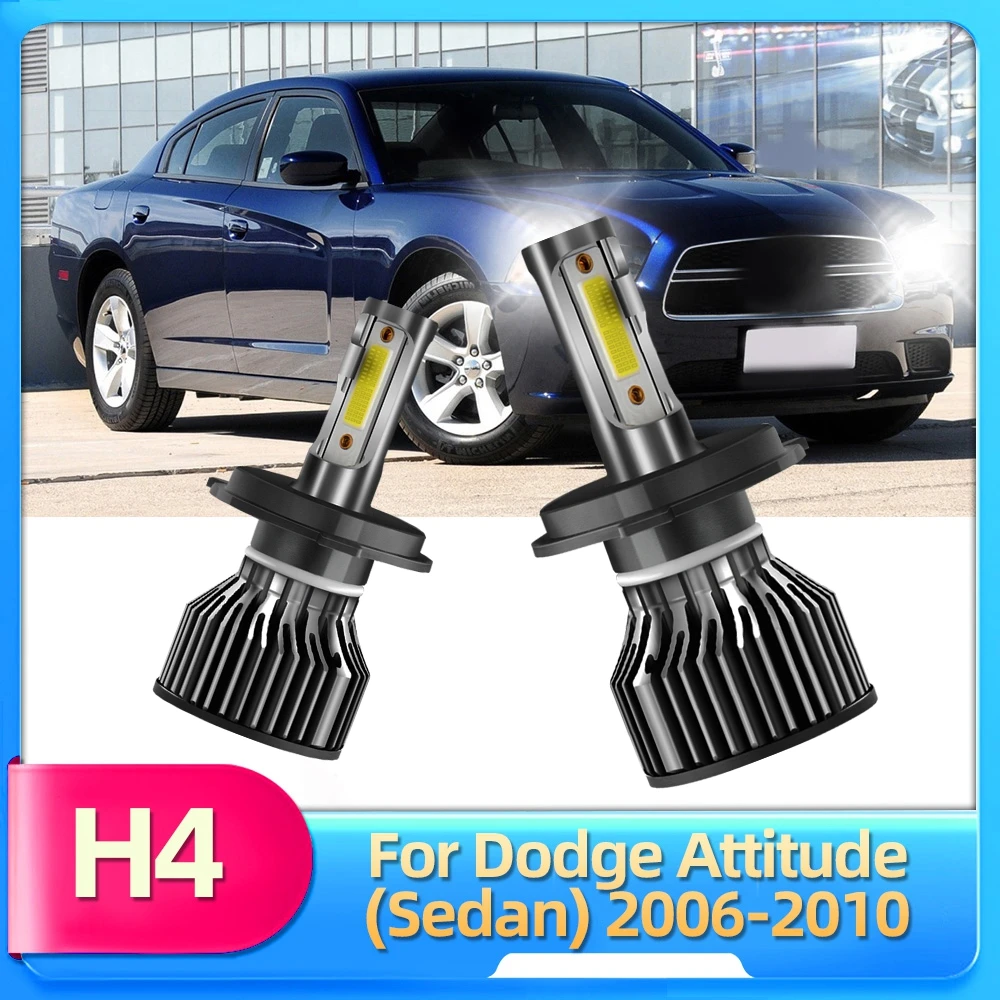 

Roadsun Auto Lamp 6000K LED Bulb Headlight COB For Dodge Vehicles Headlamp Replace For Attitude (Sedan) 2006 2007 2008 2009 2010