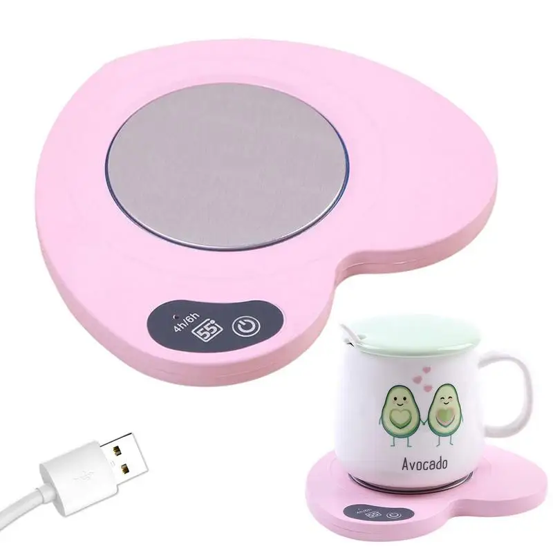 

USB Charging Heating Warm Cup Mat Coffee Mug Warmer Constant Temperature Coaster Self Heating Coffee Warmer for Milk