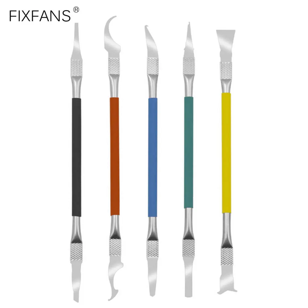 Набор лезвий для ремонта микросхемы BGA IC для процессоров iPhone, комплект инструментов для удаления материнской платы с процессором NAND Flash SSD, 5 шт.