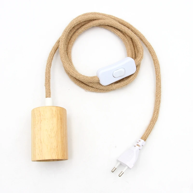 Деревянная подвесная лампа REACHYEA  E27