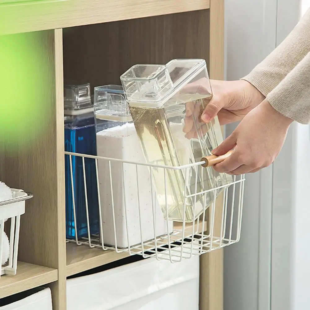 

Convenient Refillable Heavy Duty Wash Powder Softener Storage Box Reusable Laundry Detergent Holder Home Supplies
