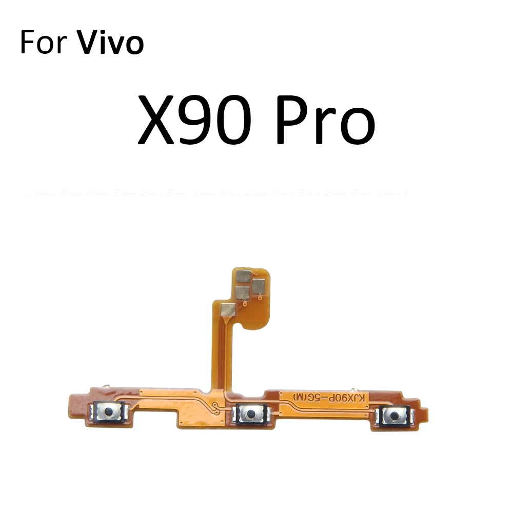 Фото Кнопка включения/выключения питания, гибкий шлейф для Vivo X90 X90s X80 X70 X60 X60t Pro Plus Lite 5G, кнопки отключения звука и регулировки громкости, запчасти №3